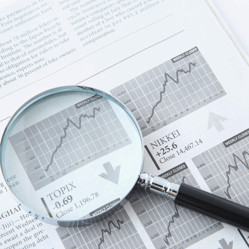 image of the stock market