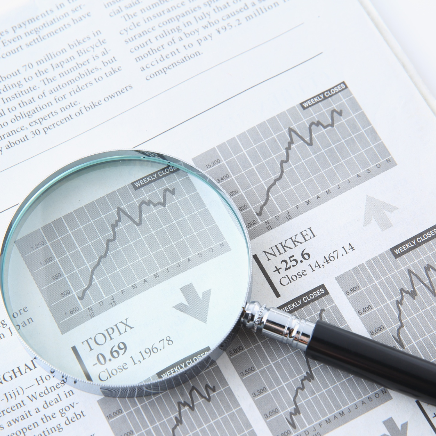 image of the stock market