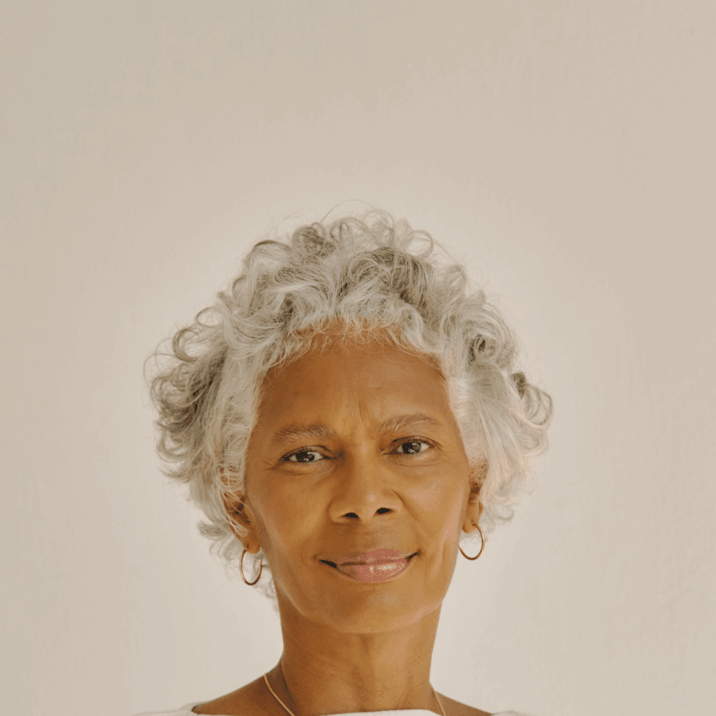 older woman planning her finances