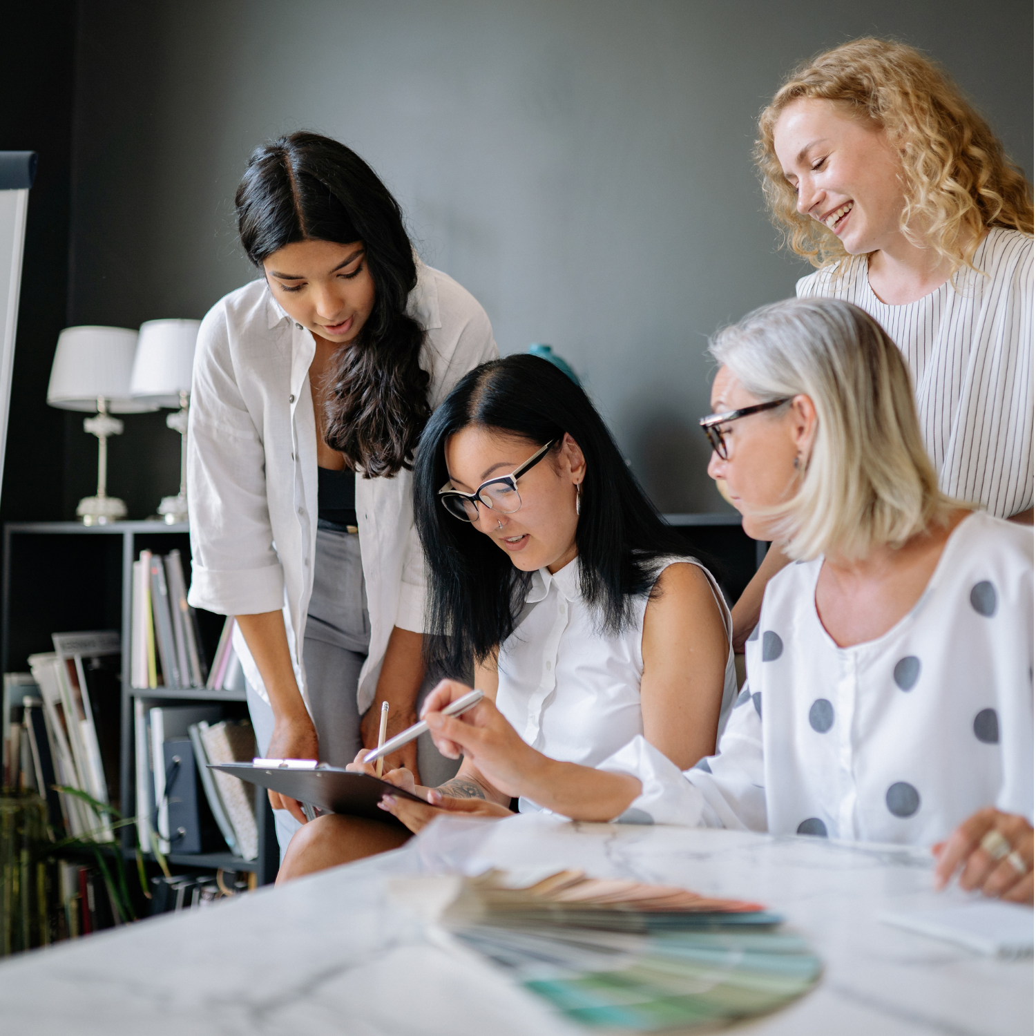 woman creating a financial plan for retirement