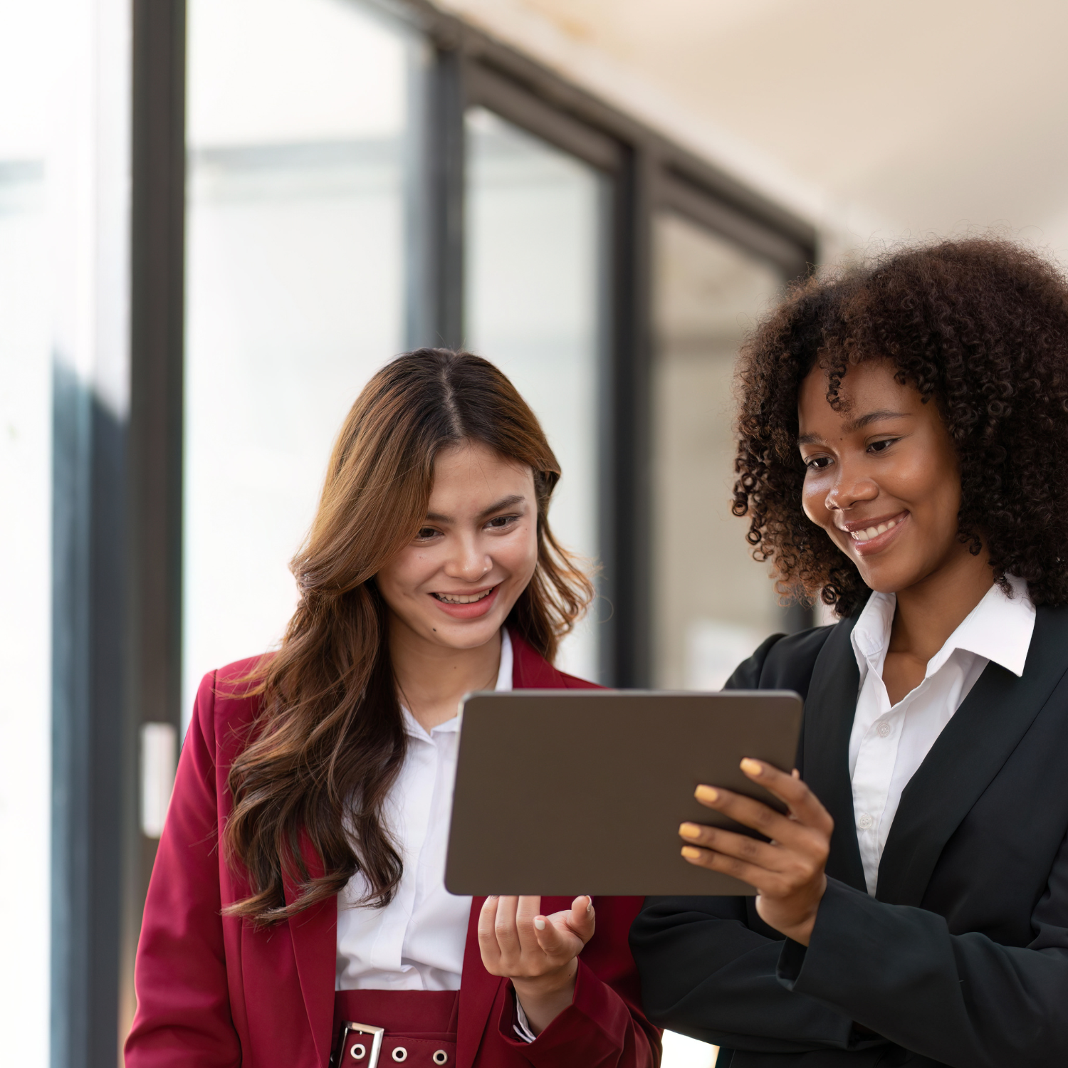 a group of women working on investment strategies