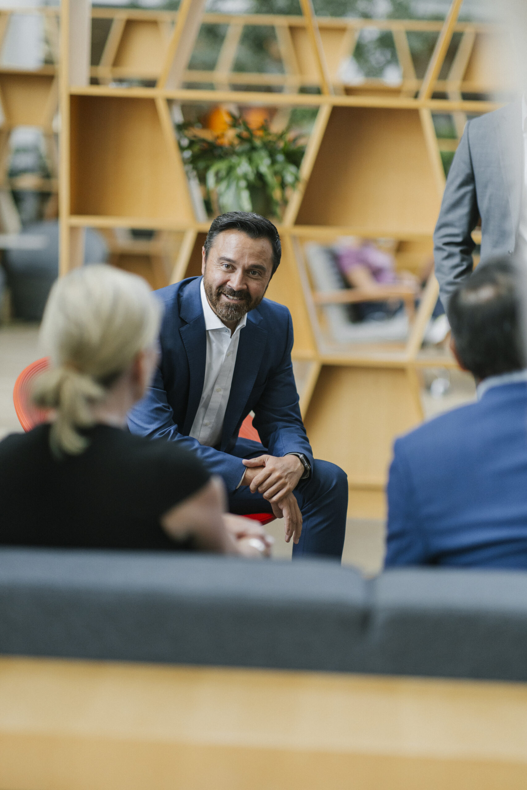 retirement planning advisor meeting with clients