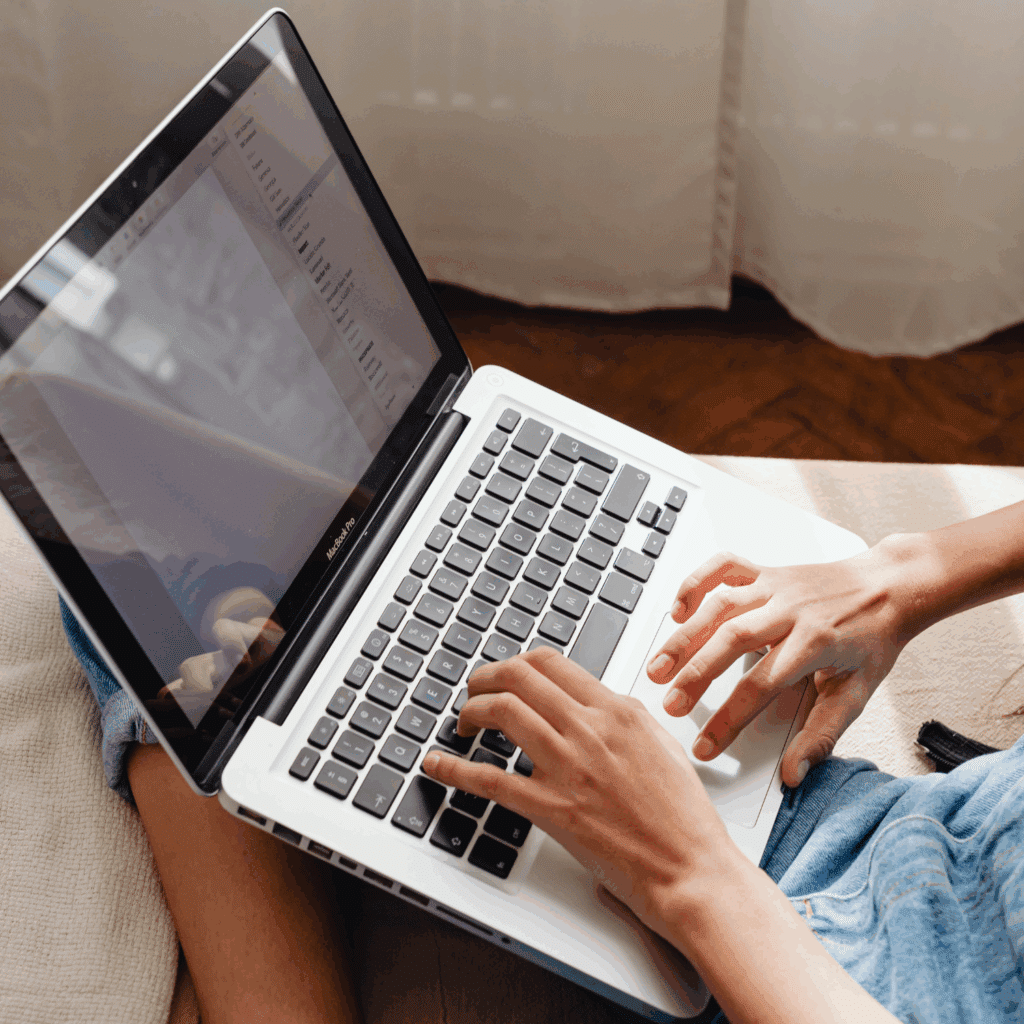 woman doing finance