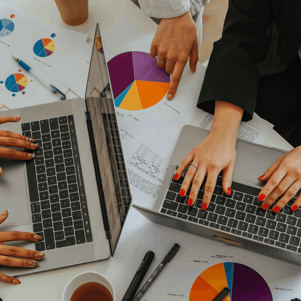 Single woman budgeting with confidence