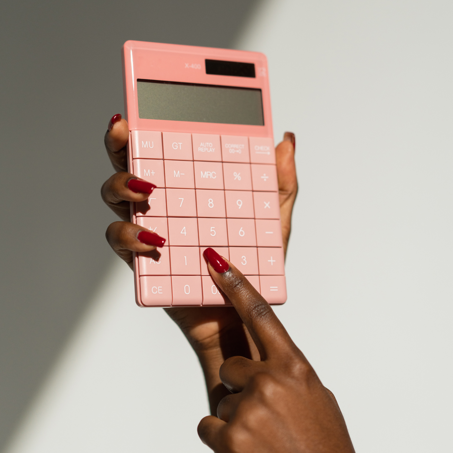 Single woman budgeting with confidence