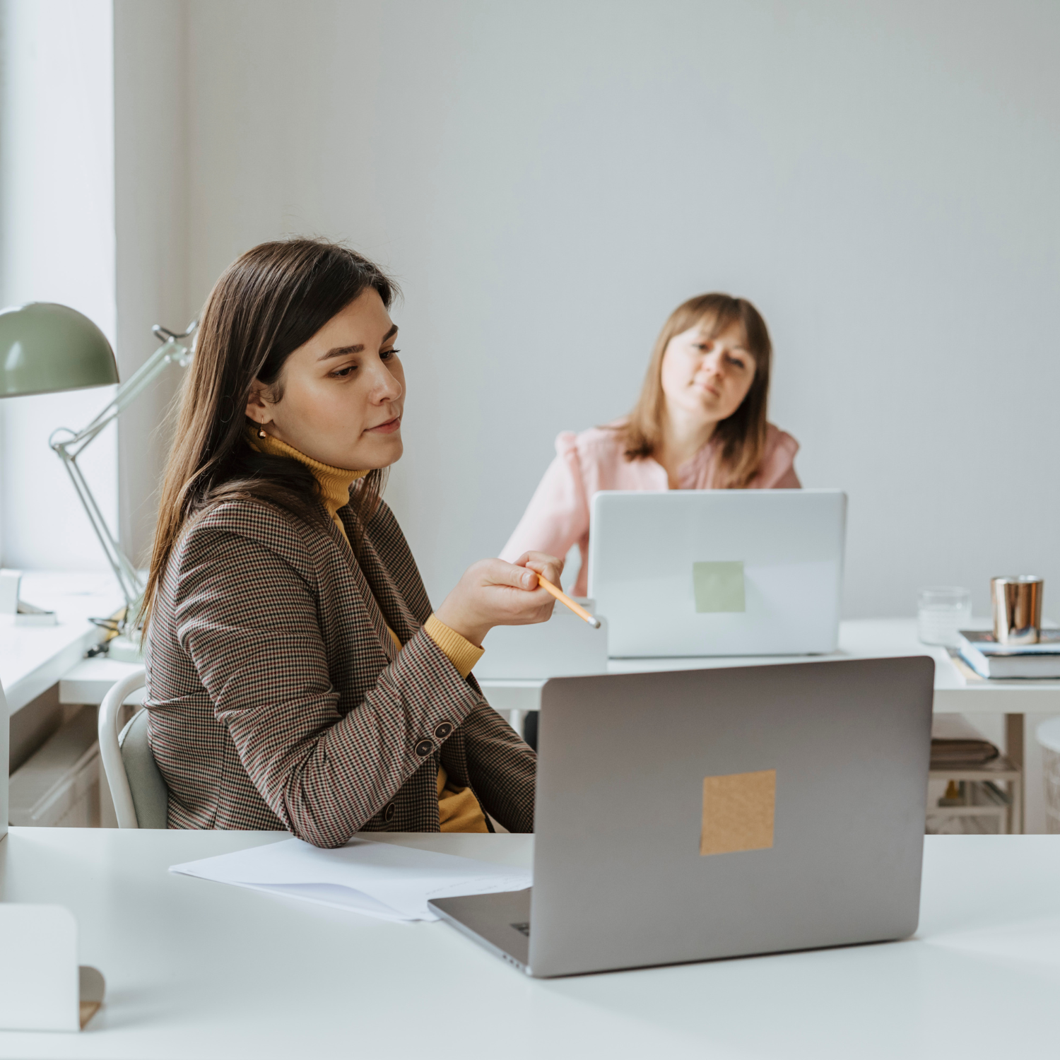 Single woman budgeting with confidence