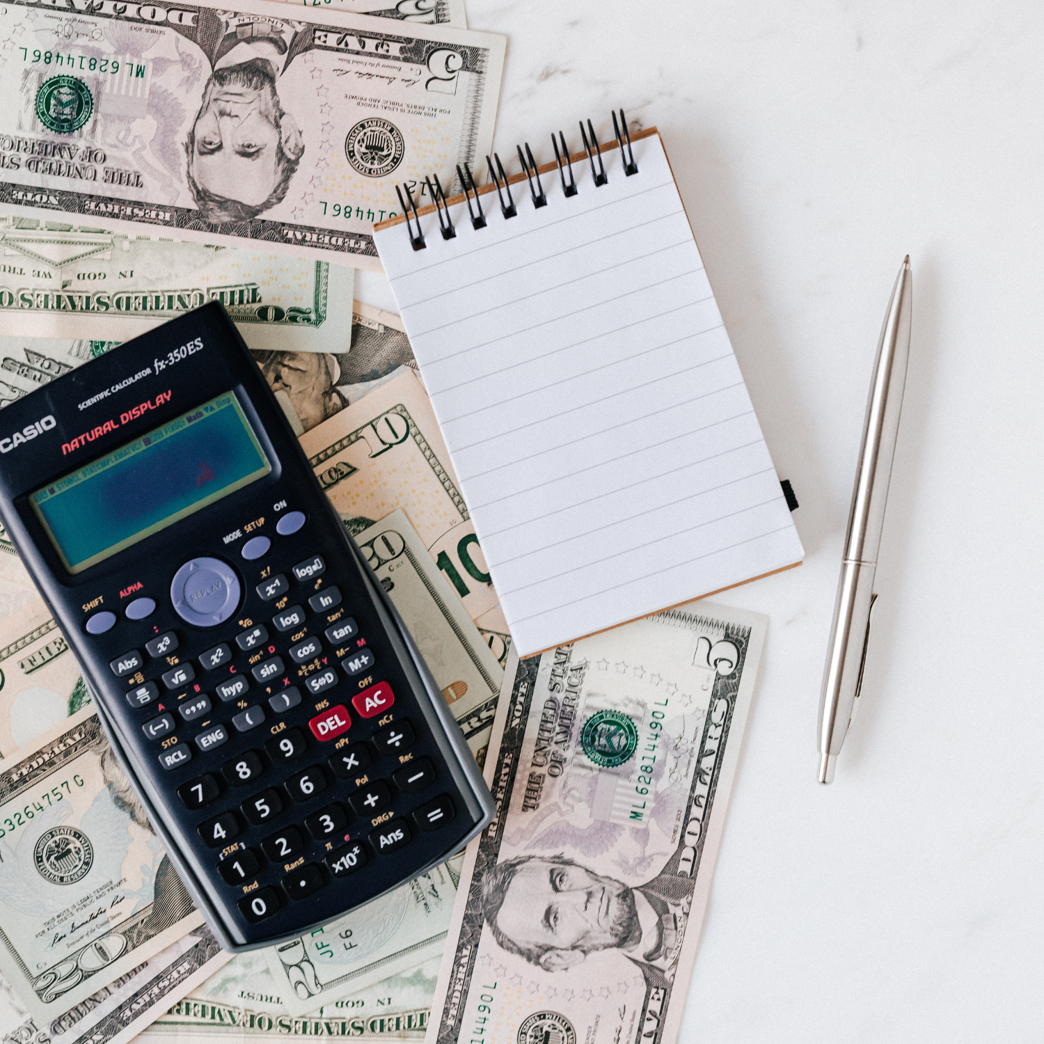 a mom teaching her daughter about finances