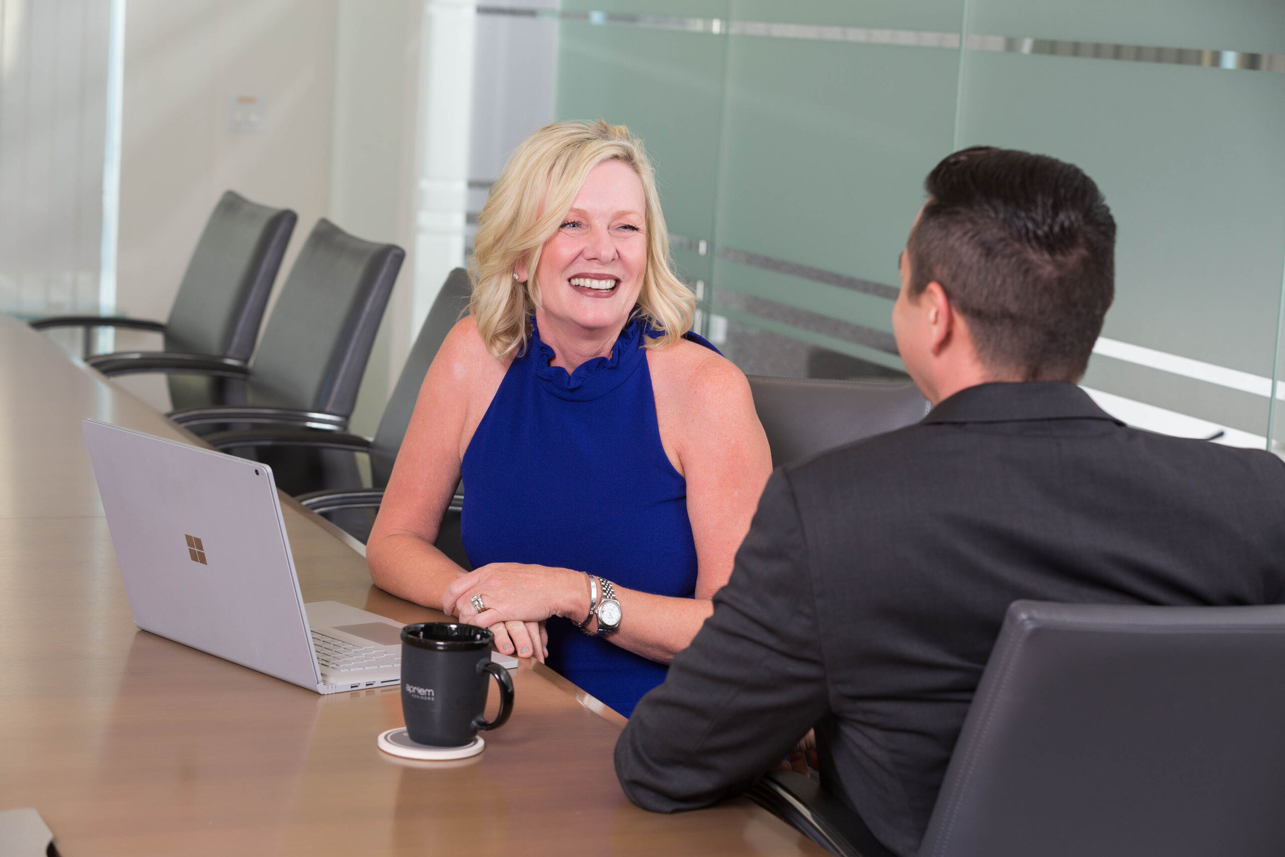 financial advisor providing ongoing wealth management support