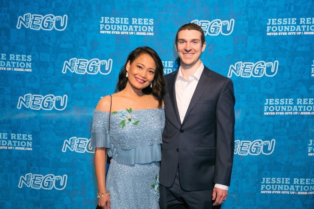 financial advisor in oc attending a charity event